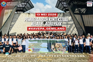 Pembelajaran Kontekstual Kelas 8 SMP Xaverius 2 Bandar Lampung Menumbuhkan Cinta Lingkungan serta Mensyukuri Anugerah Tuhan
